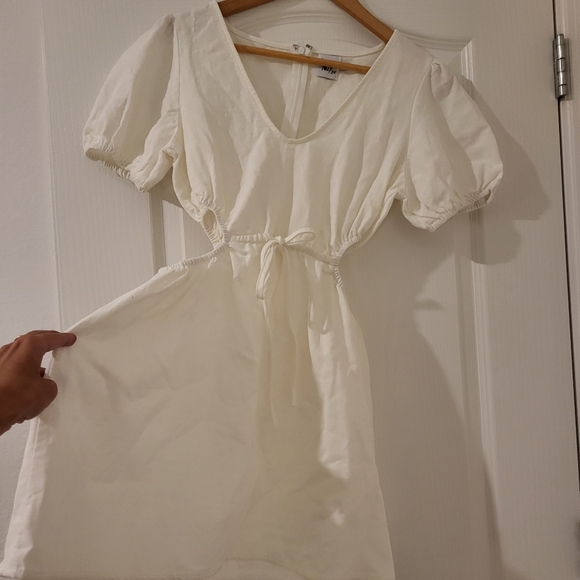 Princess Polly Cream Puff Sleeve Dress - Picture 2 of 4